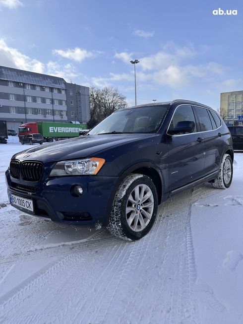 BMW X3 2013 синий - фото 7