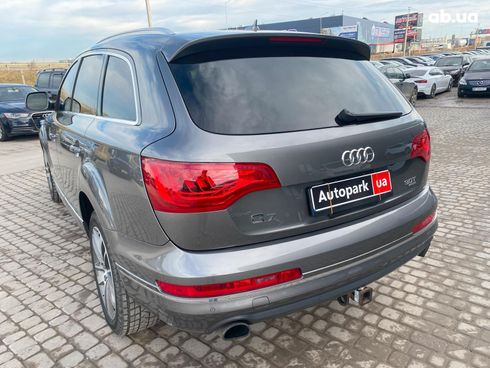 Audi Q7 2015 серый - фото 13