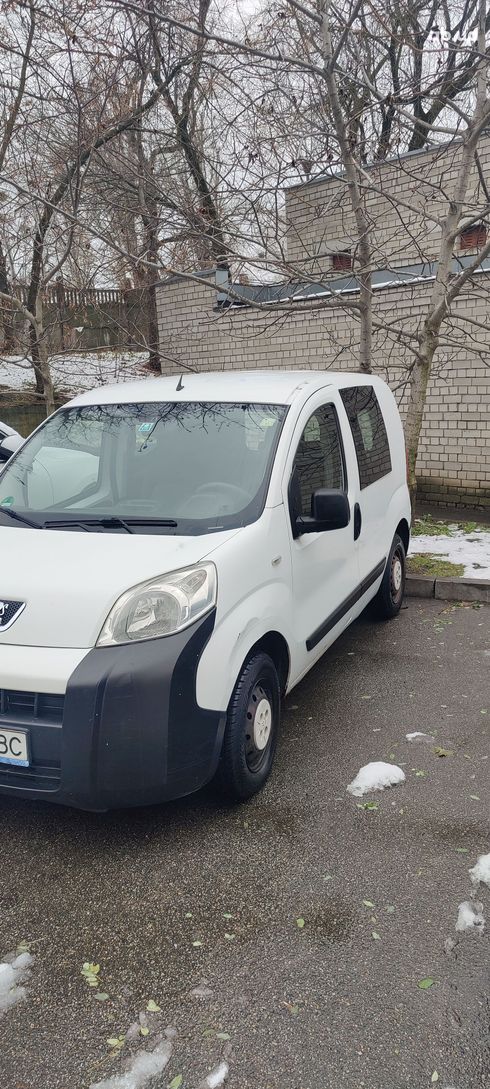 Peugeot Bipper Fourgon 2008 белый - фото 13