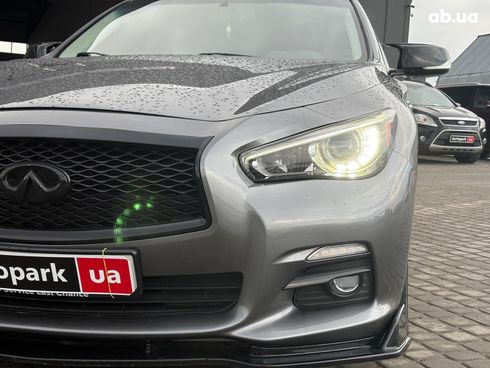 Infiniti Q50 2016 серый - фото 5