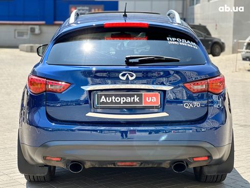 Infiniti QX70 2016 синий - фото 8
