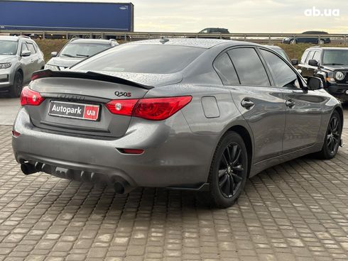 Infiniti Q50 2016 серый - фото 9