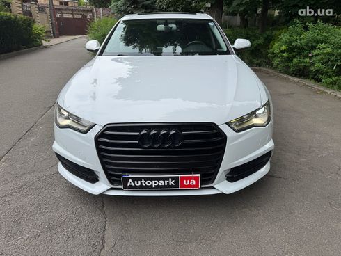 Audi A6 2016 белый - фото 2