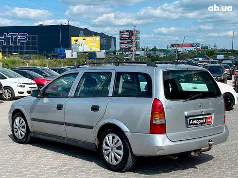 Opel Astra 2001 серый - фото 9