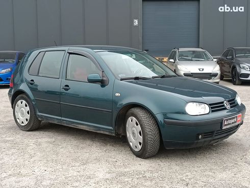 Volkswagen Golf 2001 зеленый - фото 13