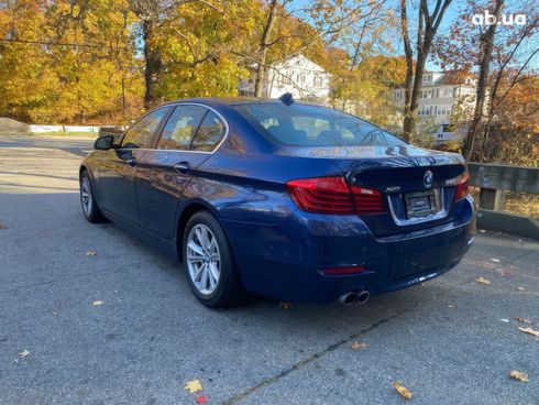 BMW 5 серия 2016 синий - фото 4