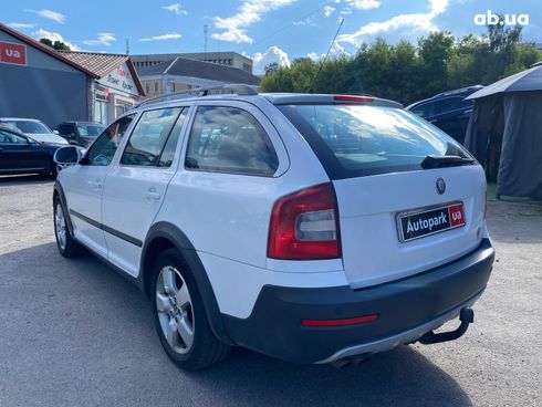 Skoda octavia a5 combi scout 2010 белый - фото 11