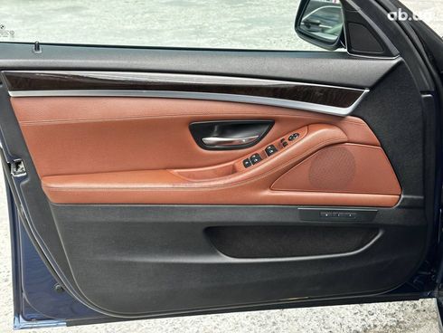 BMW 5 серия 2013 синий - фото 16