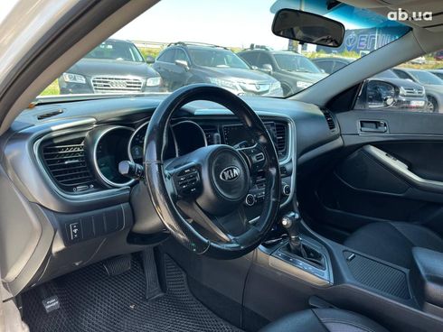 Kia K5 2014 белый - фото 14