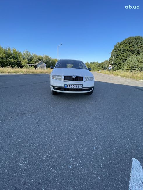 Skoda Fabia 2002 белый - фото 2
