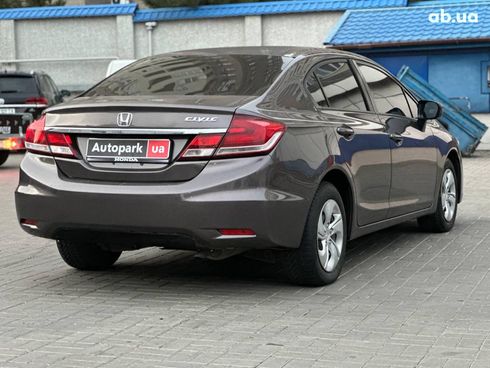 Honda Civic 2014 коричневый - фото 11