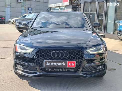 Audi A4 2015 черный - фото 2