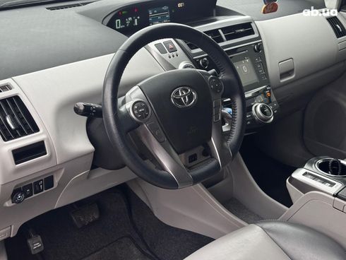 Toyota Prius V 2017 серый - фото 11