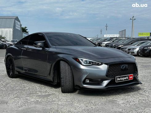 Infiniti Q60 2018 серый - фото 14