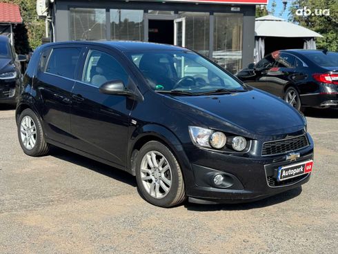 Chevrolet Aveo 2012 черный - фото 3