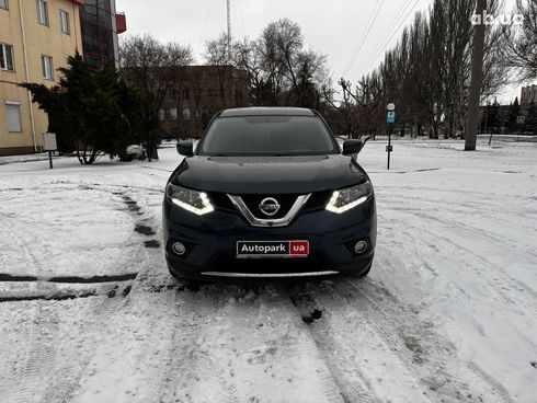 Nissan Rogue 2016 синий - фото 8
