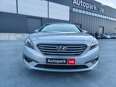 Hyundai Sonata 2015 серый - фото 2