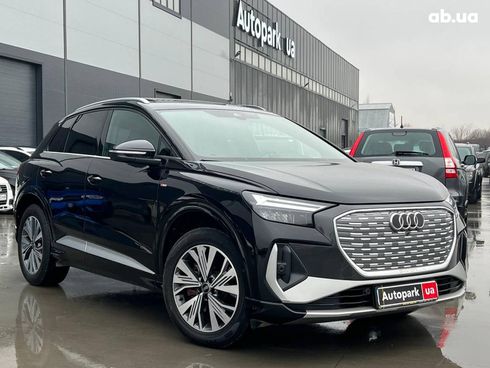 Audi Q4 e-tron 2022 черный - фото 11