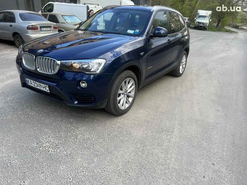 BMW X3 2017 синий - фото 5