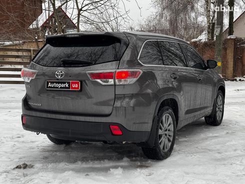 Toyota Highlander 2016 серый - фото 7