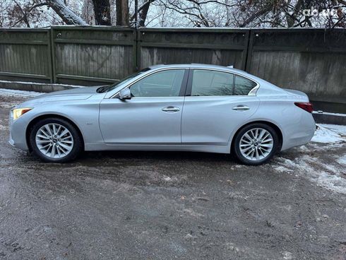 Infiniti Q50 2017 серый - фото 14