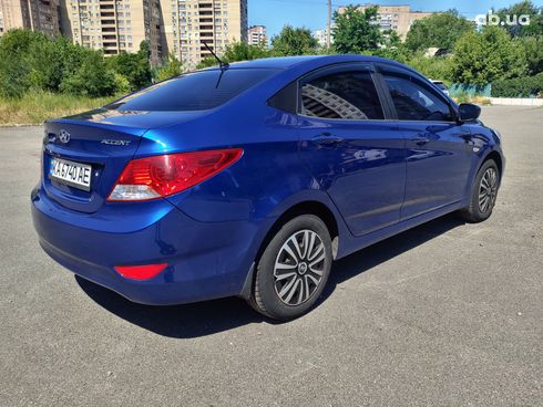 Hyundai Accent 2012 синий - фото 3