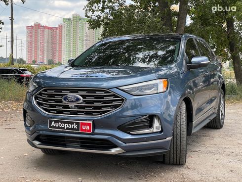 Ford Edge 2019 синий - фото 2