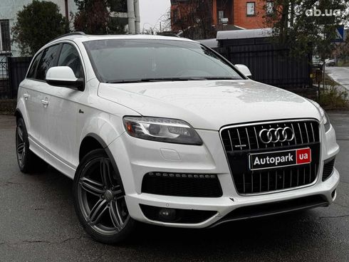 Audi Q7 2015 белый - фото 6