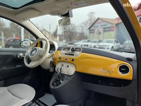 Fiat 500 2014 желтый - фото 36