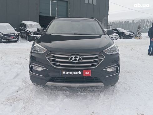 Hyundai Santa Fe 2016 черный - фото 2