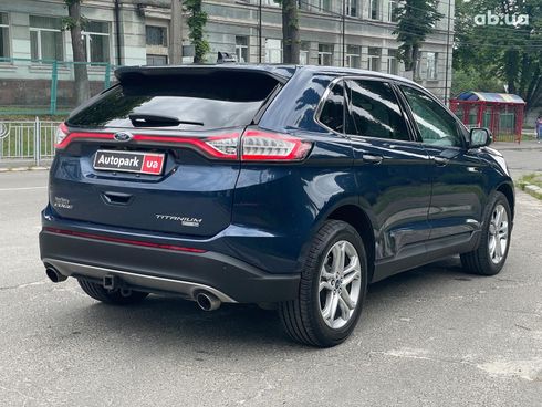 Ford Edge 2017 синий - фото 13