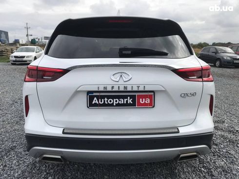 Infiniti QX50 2020 белый - фото 8