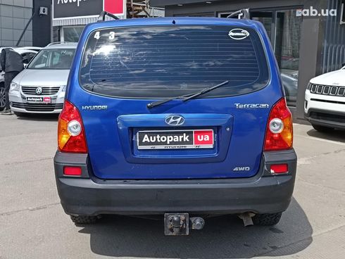 Hyundai Terracan 2001 синий - фото 6