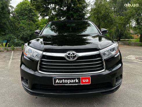 Toyota Highlander 2015 черный - фото 2