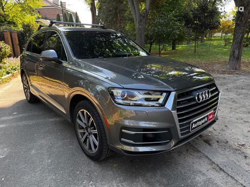 Audi Q7 2016 серый - фото 3