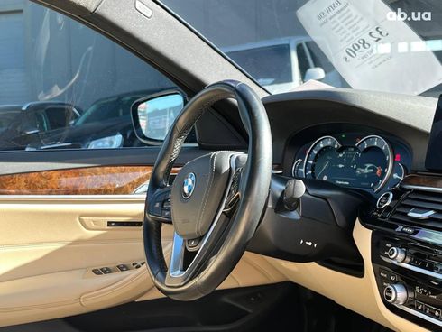 BMW 5 серия 2018 синий - фото 15