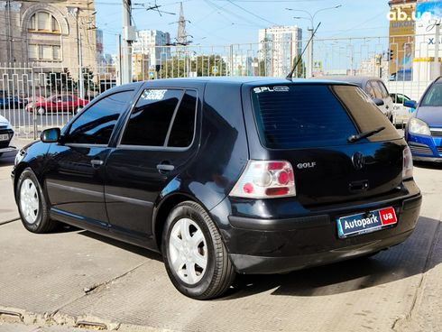 Volkswagen Golf 2001 черный - фото 4