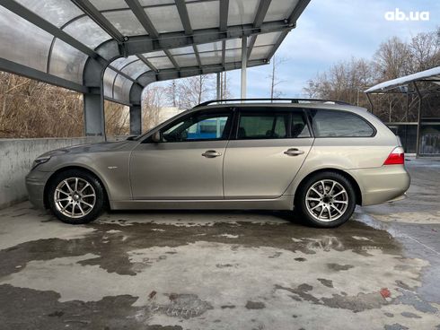 BMW 5 серия 2007 бежевый - фото 12