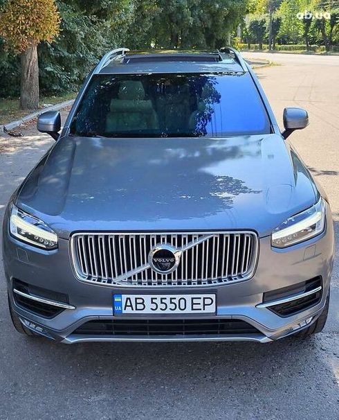 Volvo XC90 2018 серый - фото 2