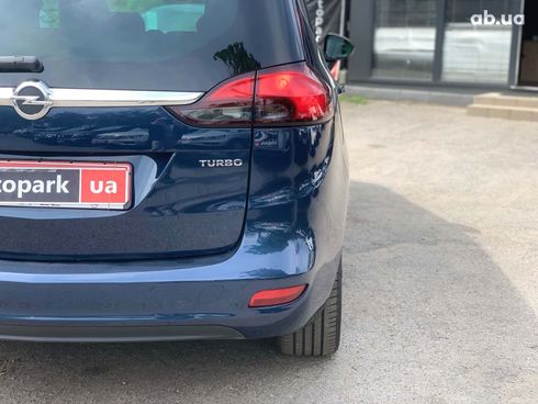 Opel Zafira 2012 синий - фото 11