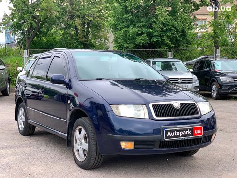 Skoda Fabia 2002 синий - фото 3