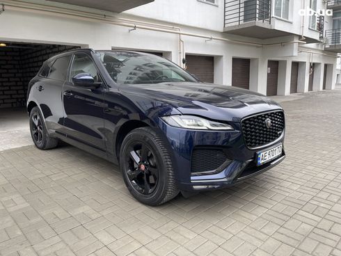 Jaguar F-Pace 2021 синий - фото 4