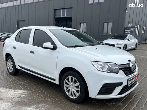 Renault Logan 2019 белый - фото 3