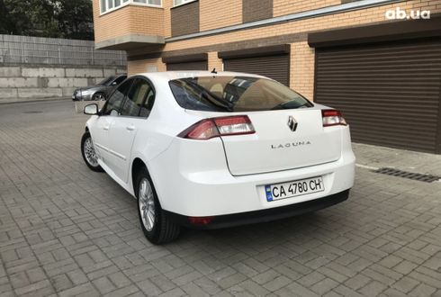 Renault Laguna 2012 белый - фото 9