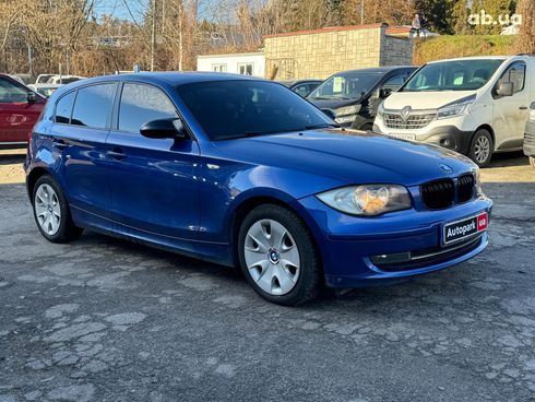BMW 1 серия 2008 синий - фото 3