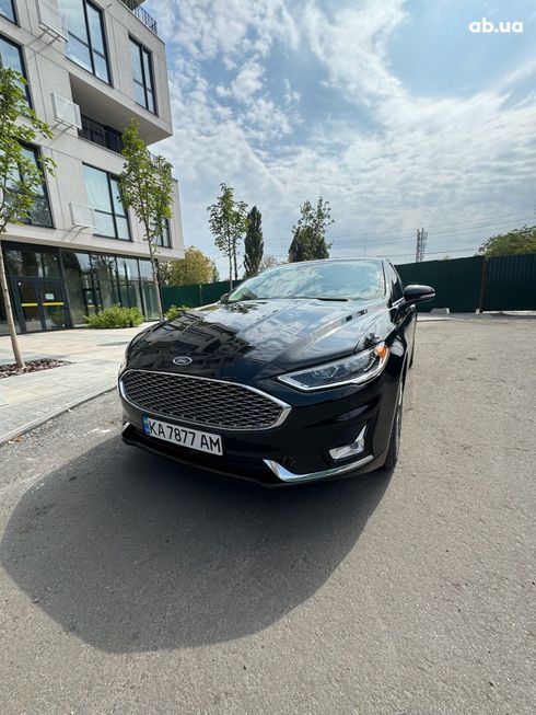 Ford Fusion 2019 черный - фото 2