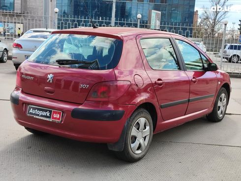 Peugeot 307 2003 красный - фото 8