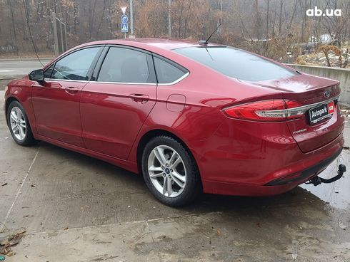 Ford Fusion 2018 красный - фото 4