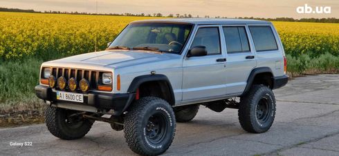 Jeep Cherokee 1998 серебристый - фото 4