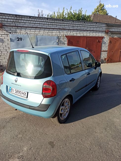 Renault Modus 2010 голубой - фото 6